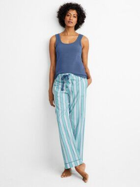 State of Day Size Extra Extra Large Blue Striped Printed Pajama Pants NWT